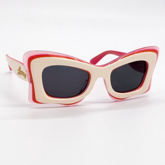 NEW LW40140U 59A, LOEWE WHITE PINK WOMEN SUNGLASSES LOEWE main image 4